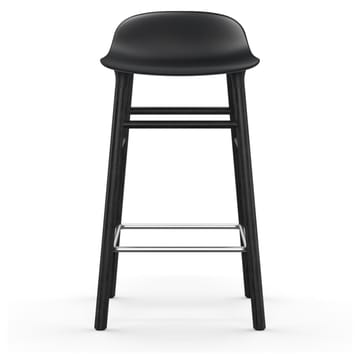 Form Chair -baarituoli lakatut tammijalat 65 cm - Musta - Normann Copenhagen