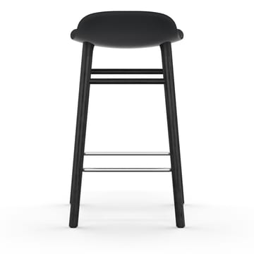 Form Chair -baarituoli lakatut tammijalat 65 cm - Musta - Normann Copenhagen