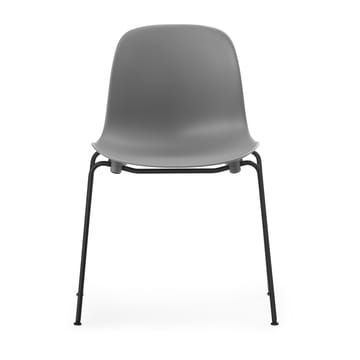 Form Chair pinottava tuoli mustat jalat 2 kpl, Harmaa - undefined - Normann Copenhagen