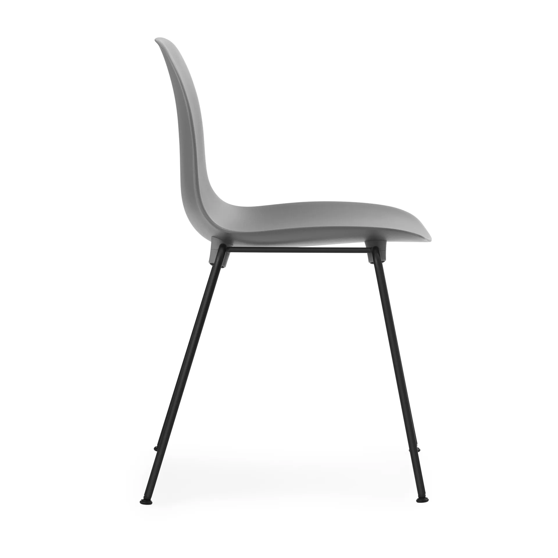 Form Chair pinottava tuoli mustat jalat 2 kpl, Harmaa Normann Copenhagen