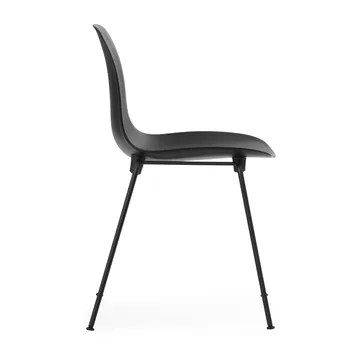 Form Chair pinottava tuoli mustat jalat 2 kpl, Musta - Normann Copenhagen