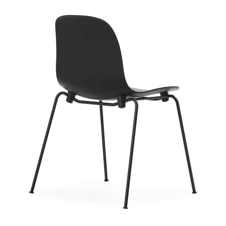 Form Chair pinottava tuoli mustat jalat 2 kpl, Musta Normann Copenhagen