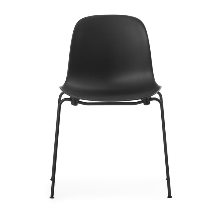 Form Chair pinottava tuoli mustat jalat 2 kpl, Musta Normann Copenhagen