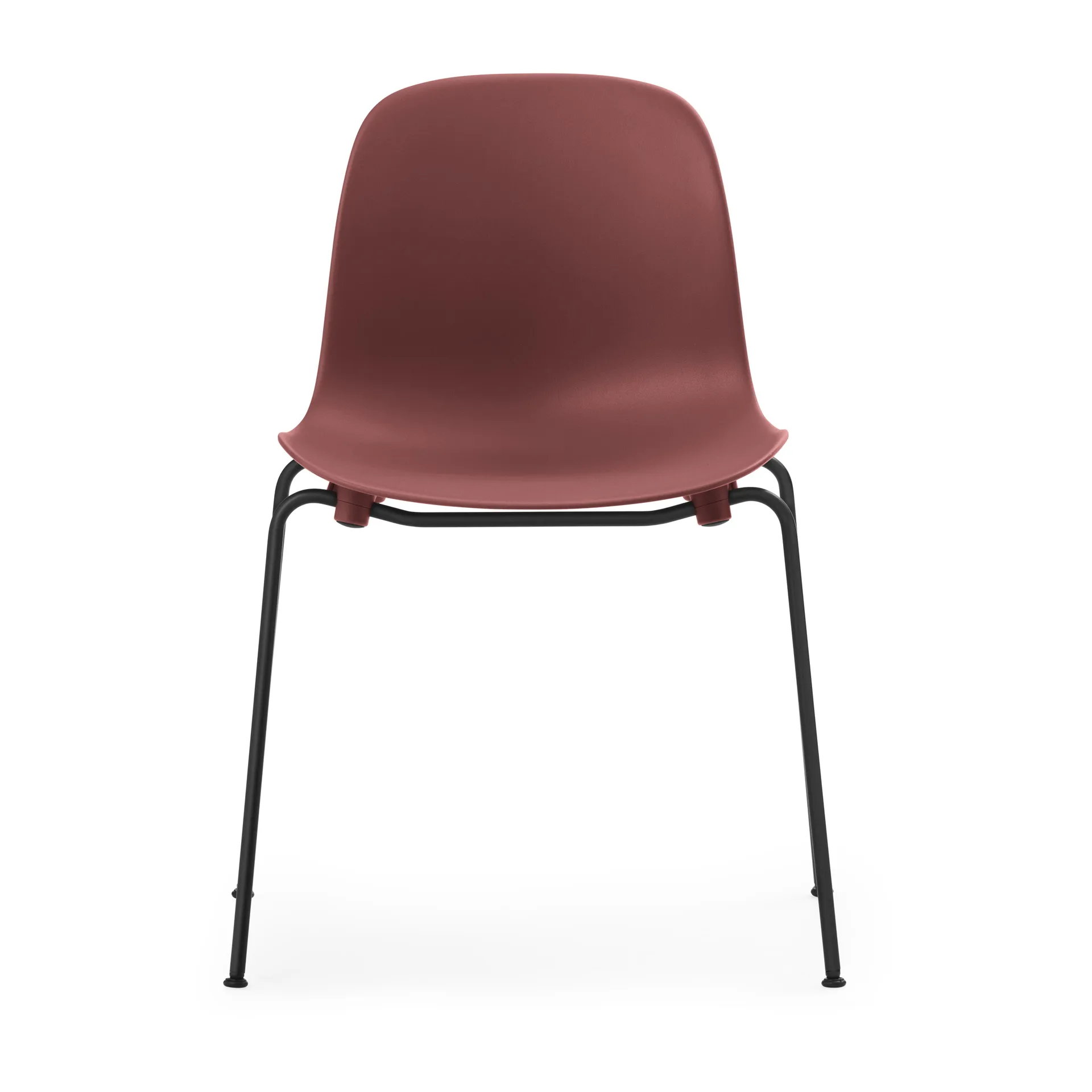 Form Chair pinottava tuoli mustat jalat 2 kpl, Punainen,  Normann Copenhagen