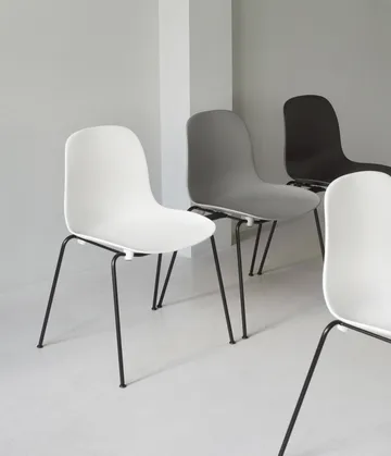 Form Chair pinottava tuoli mustat jalat 2 kpl, Valkoinen - Normann Copenhagen