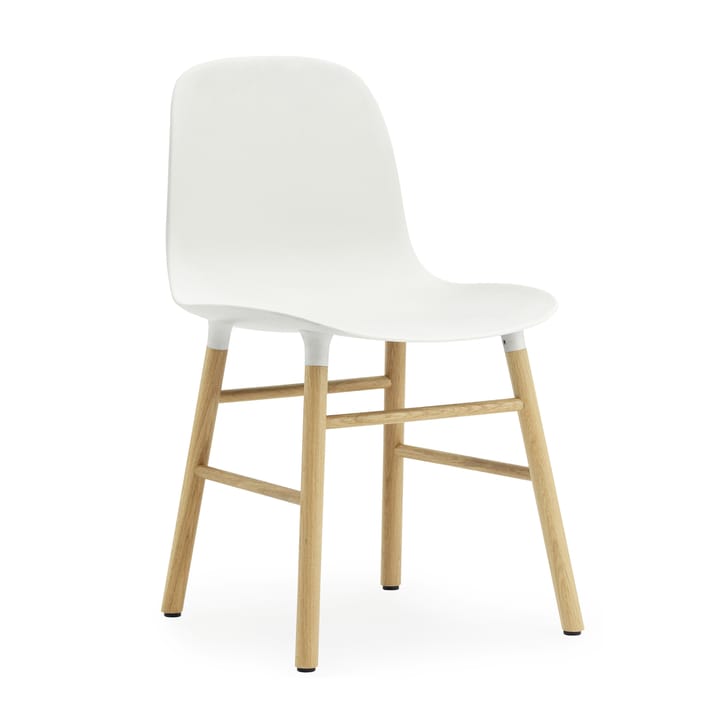 Form Chair tuoli Jalat tammea 2 pack - valkoinen-tammi - Normann Copenhagen