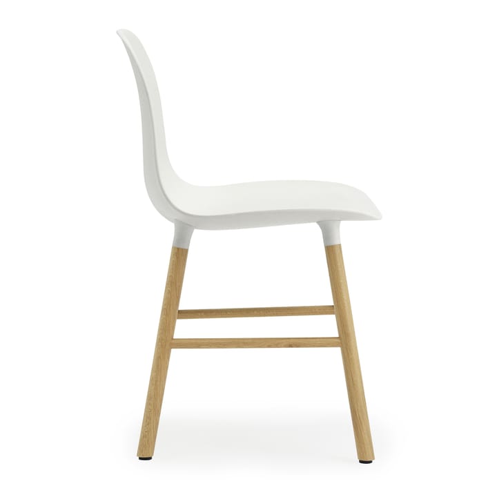 Form Chair tuoli Jalat tammea 2 pack - valkoinen-tammi - Normann Copenhagen