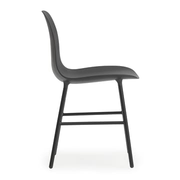 Form Chair tuoli metallijalat 2 pack - musta - Normann Copenhagen