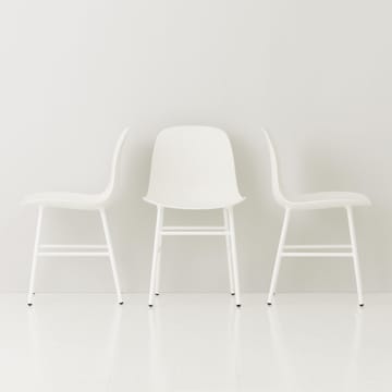 Form Chair tuoli metallijalat 2 pack - valkoinen - Normann Copenhagen