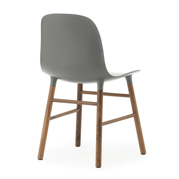 Form Chair tuoli saksanpähkinäjalat 2 pack - harmaa-saksanpähkinä - Normann Copenhagen