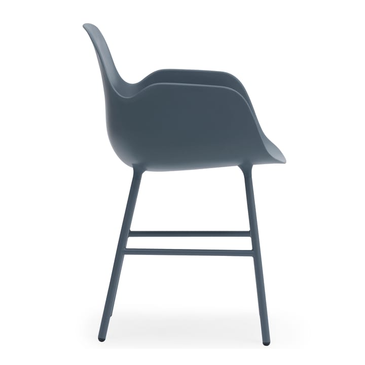 Form käsinojallinen tuoli metallijalat - Sininen - Normann Copenhagen