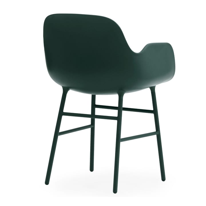 Form käsinojallinen tuoli metallijalat - Vihreä - Normann Copenhagen