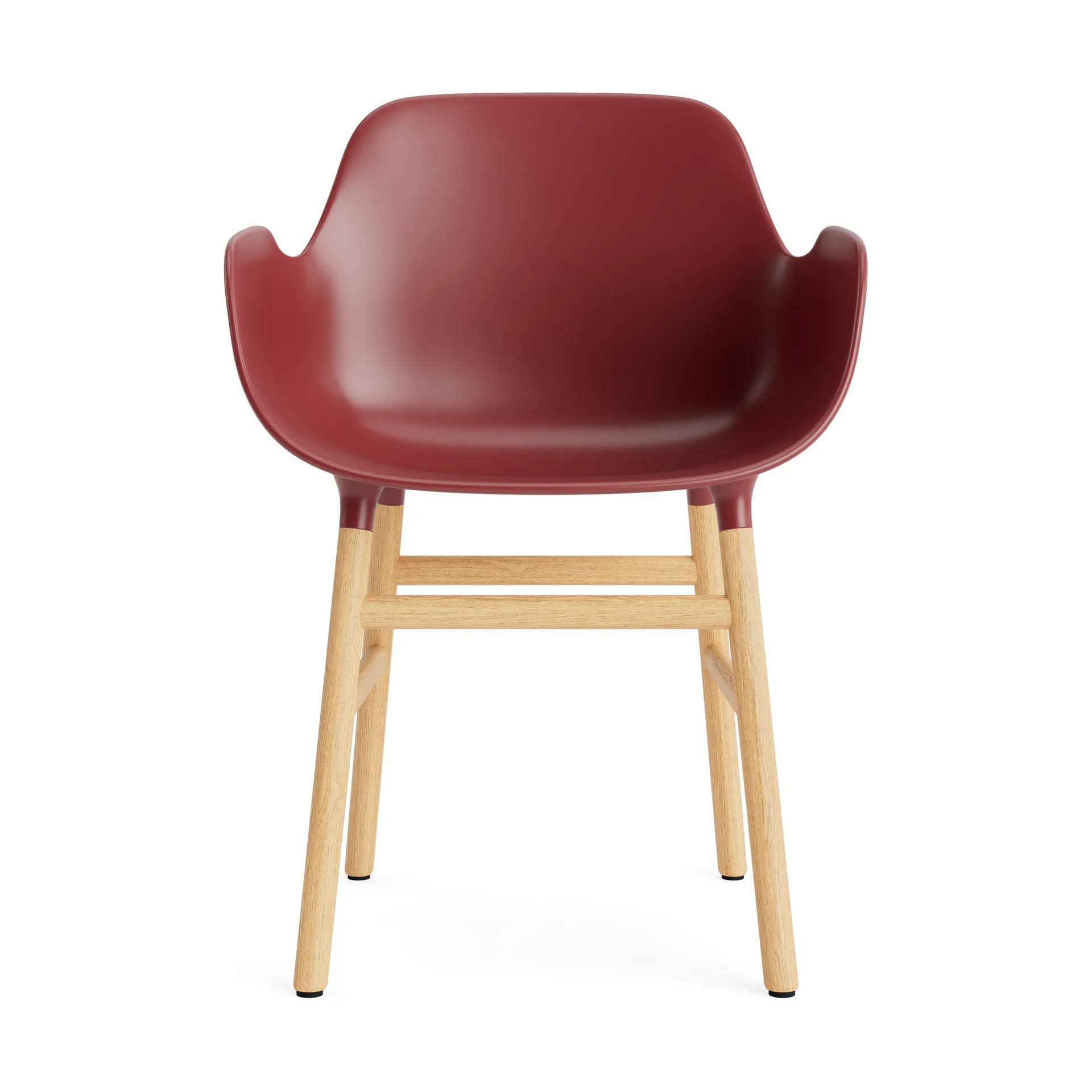 Form käsinojallinen tuoli, Red, tammijalat Normann Copenhagen