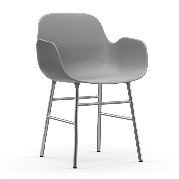 Form nojatuoli kromatut jalat - Harmaa - Normann Copenhagen