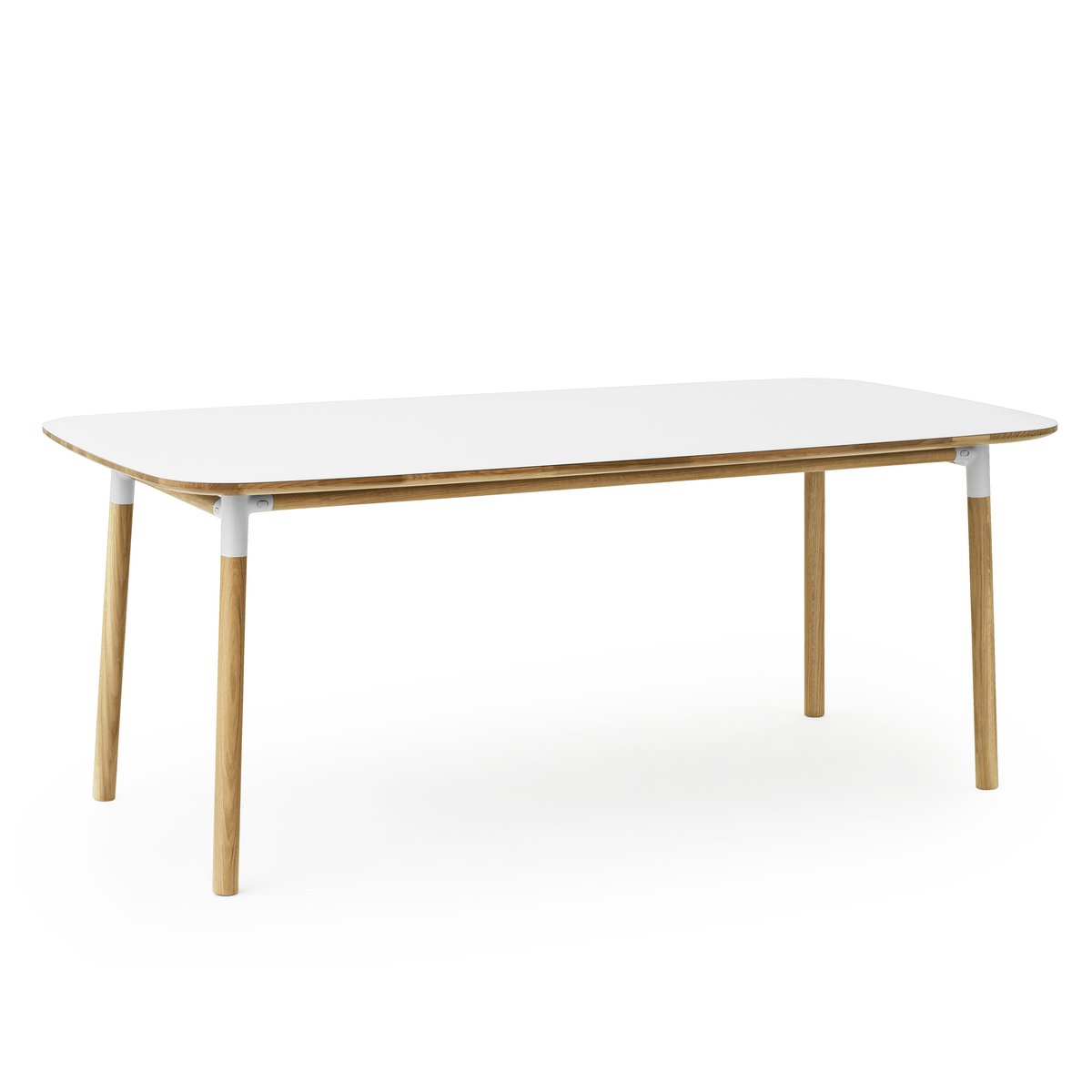 Normann Copenhagen Form pöytä 95x200 cm valkoinen | Skandinaavinen Sisustus | Ruokapöydät | Valkoinen