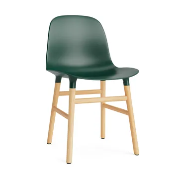 Form tuoli - Green, tammijalat - Normann Copenhagen