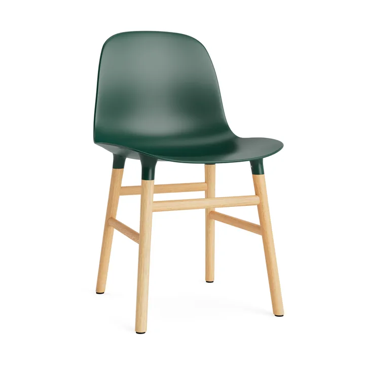 Form tuoli - Green, tammijalat - Normann Copenhagen
