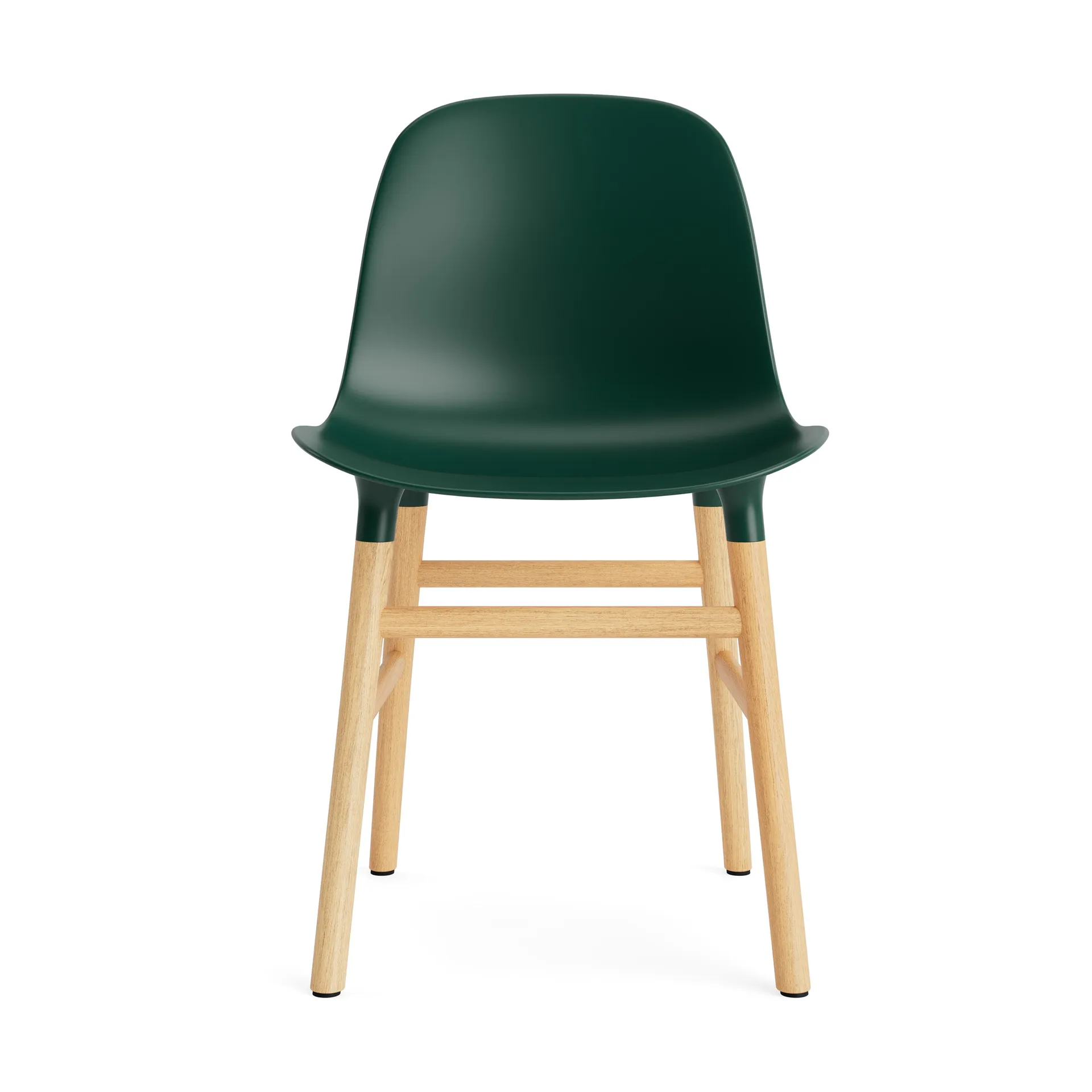 Form tuoli, Green, tammijalat Normann Copenhagen