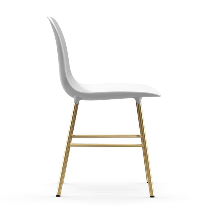 Form tuoli messinkijalat - Valkoinen - Normann Copenhagen