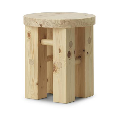 Normann Copenhagen Fyr jakkara 45 cm Pine | Skandinaavinen Sisustus | Jakkarat | Vihreä