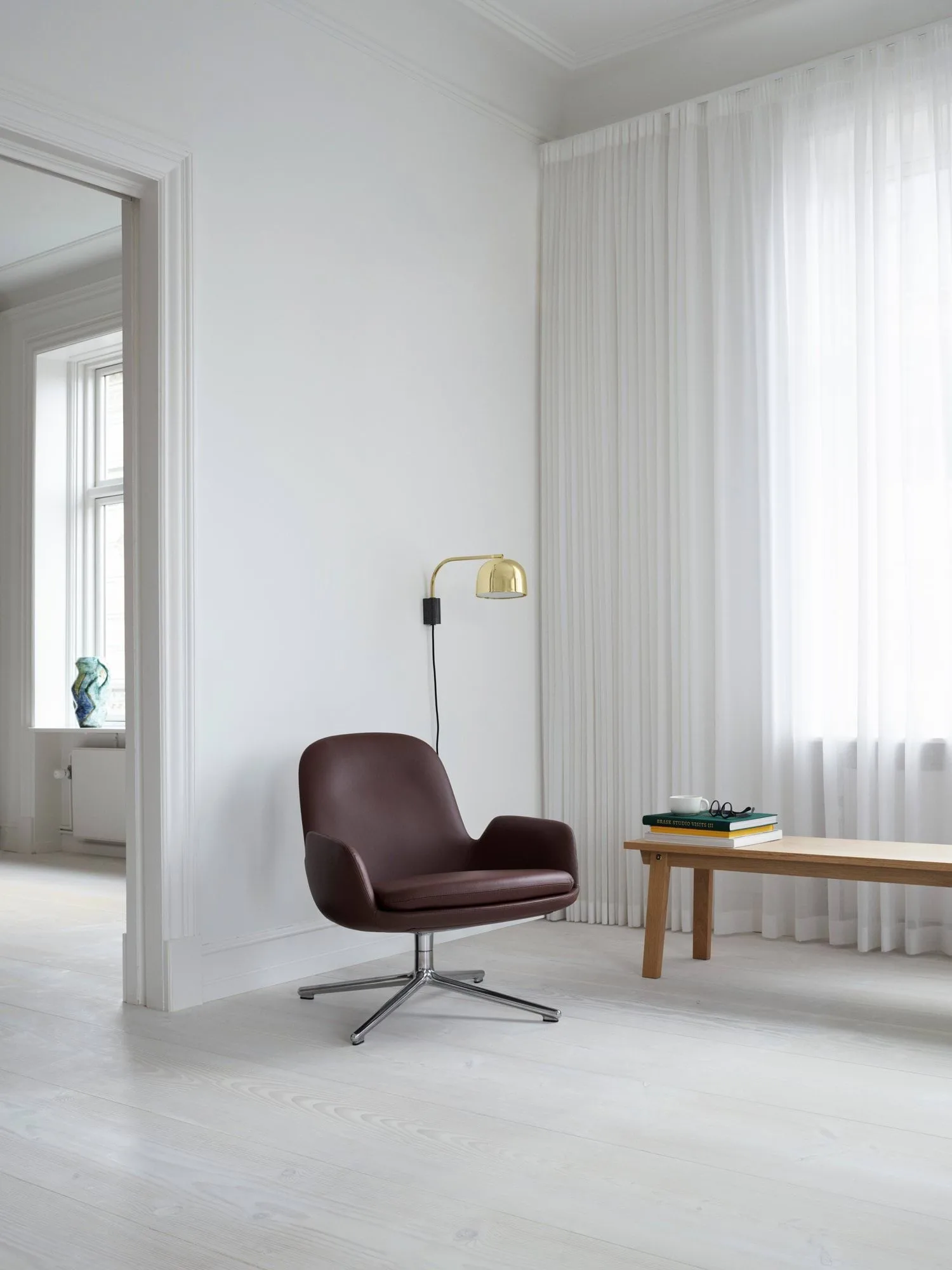 Grant seinävalaisin, Brass, pieni - teräs, graniitti Normann Copenhagen