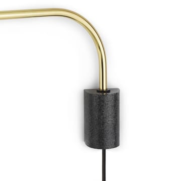 Grant seinävalaisin - Brass, pieni - teräs, graniitti - Normann Copenhagen