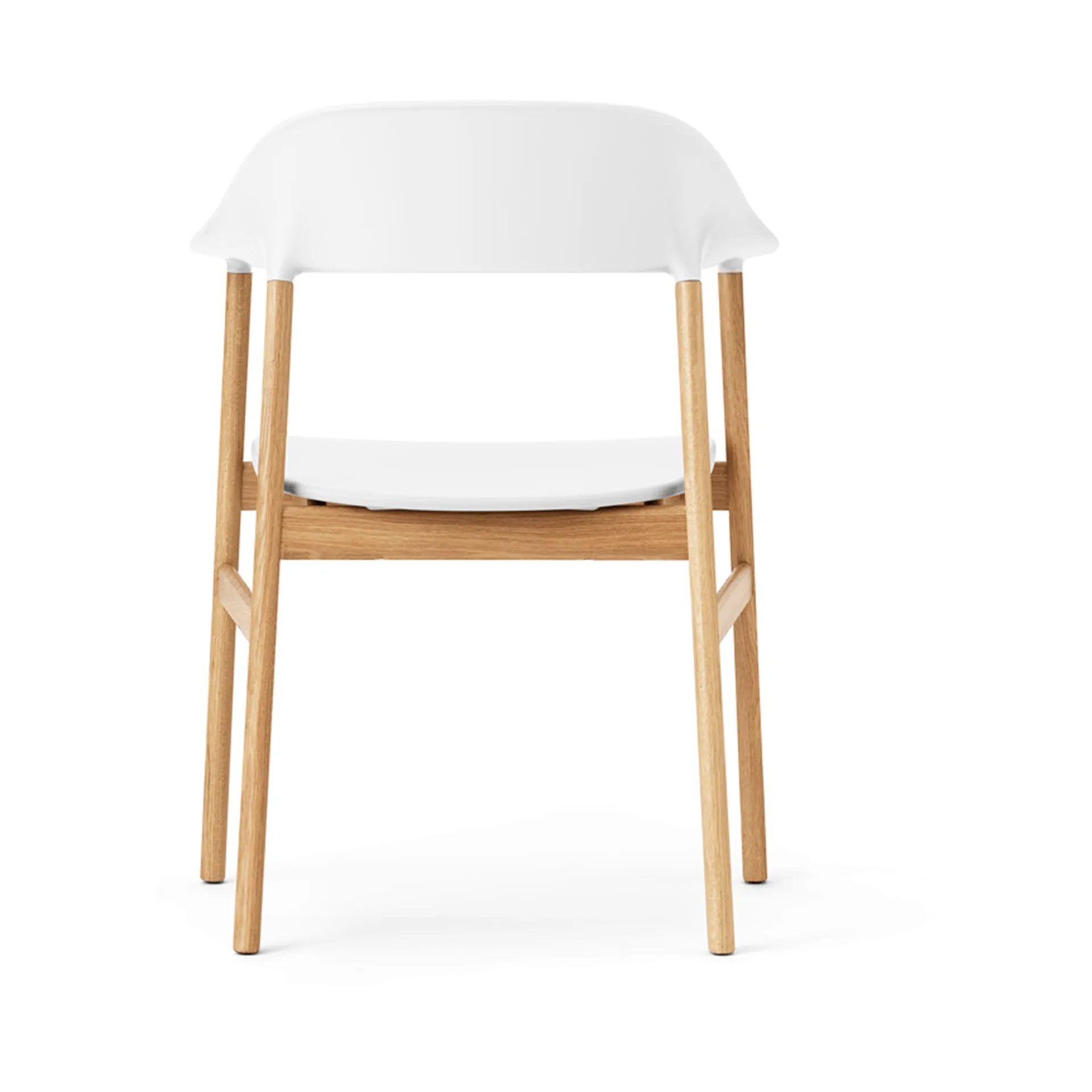 Herit käsinojatuoli tammi, Valkoinen Normann Copenhagen