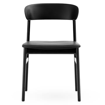 Herit tuoli, nahkaverhoilu musta tammi - Musta - Normann Copenhagen