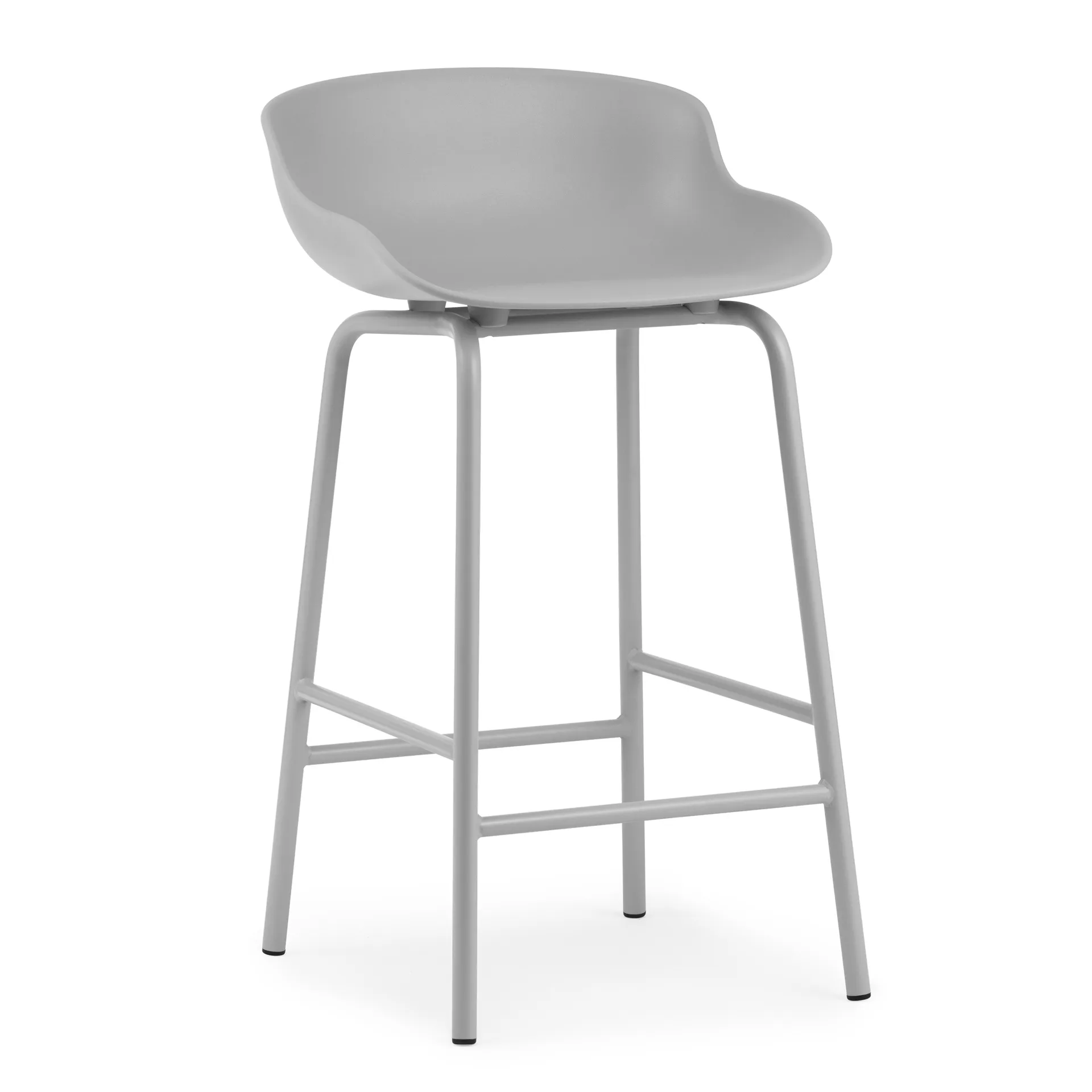 Hyg baarituoli metallijalat 65 cm, Harmaa Normann Copenhagen