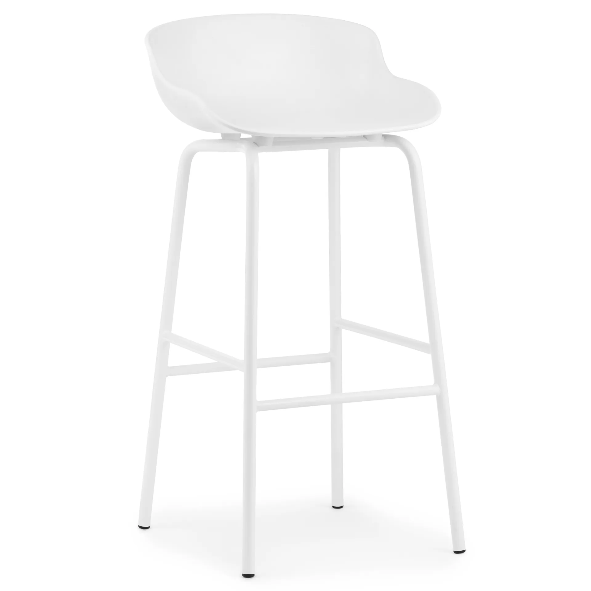 Hyg baarituoli metallijalat 75 cm, Valkoinen Normann Copenhagen