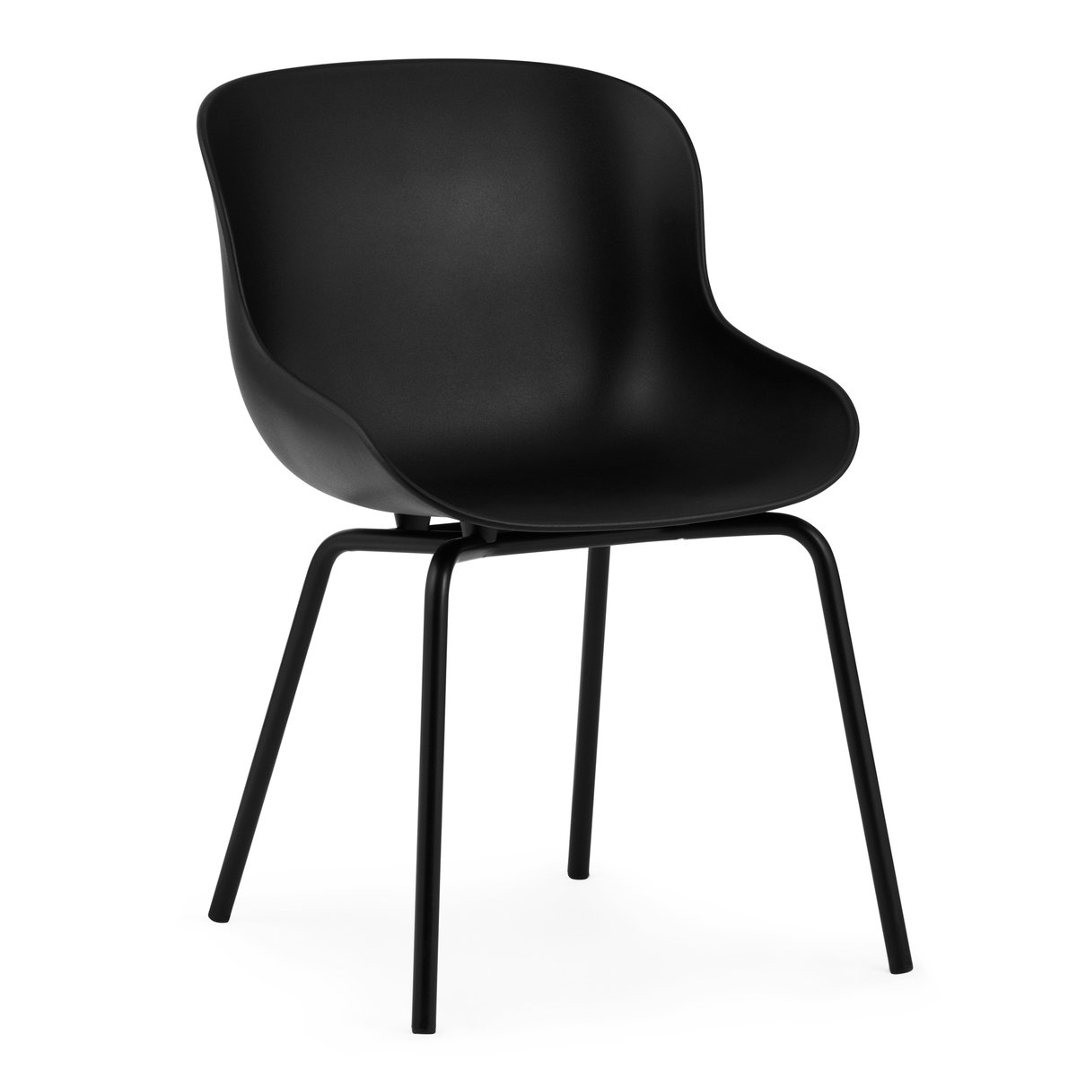 Normann Copenhagen Hyg tuoli metallijalat Musta | Skandinaavinen Sisustus | Tuolit | Musta