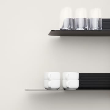 Jet hylly - Musta, alumiini, 160 cm - Normann Copenhagen