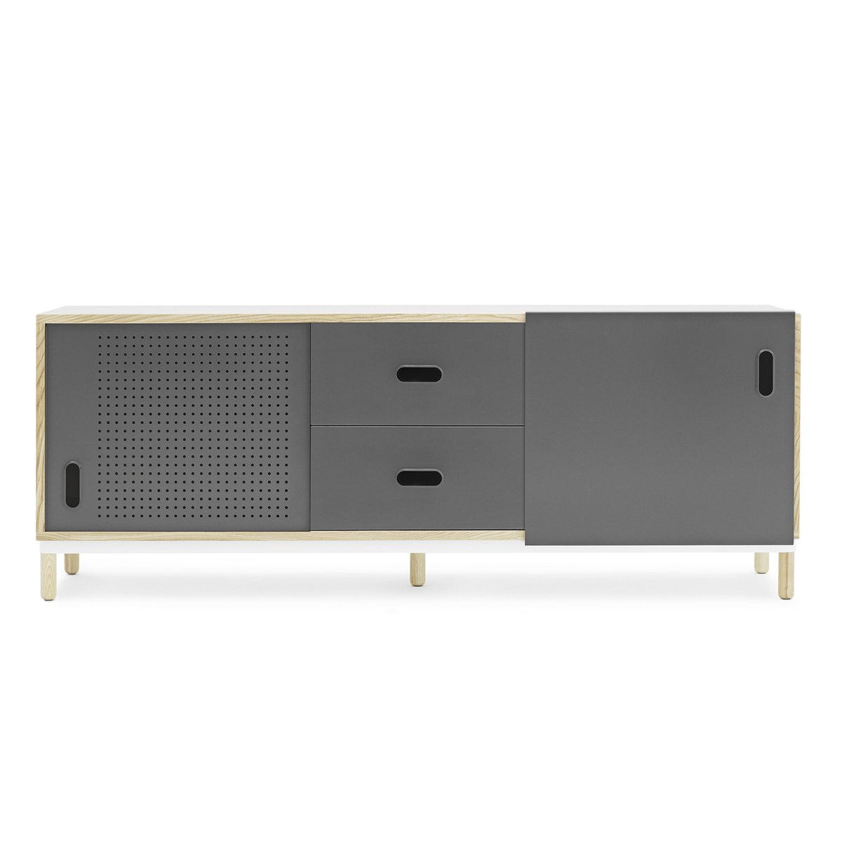 Normann Copenhagen Kabino sideboard large harmaa | Skandinaavinen Sisustus | Senkit & Sivupöydät | Harmaa