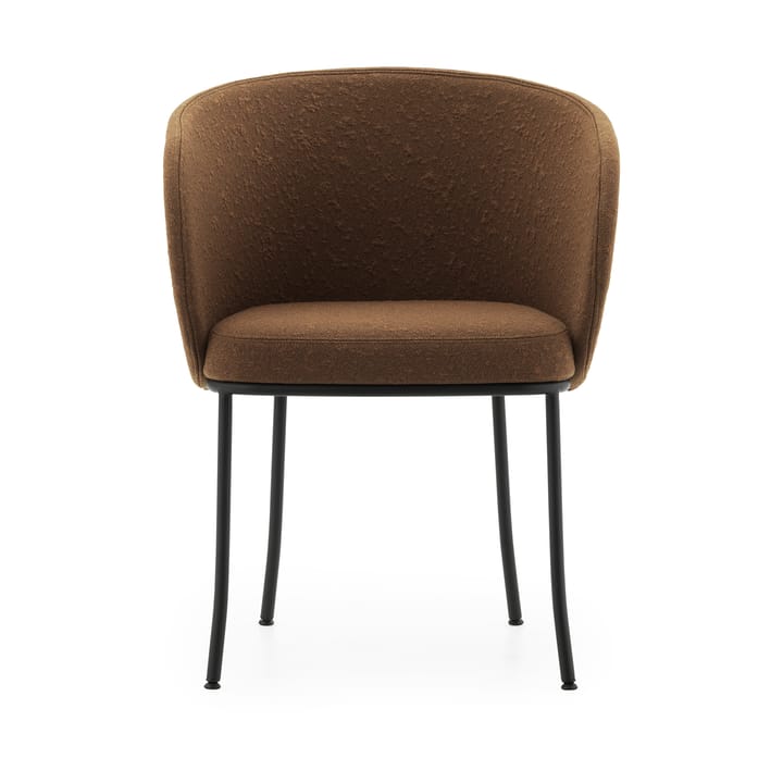 Knit käsinojatuoli, Brandy-musta teräs Normann Copenhagen