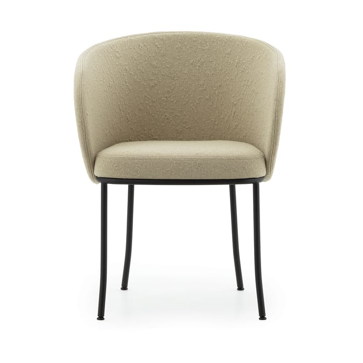 Knit käsinojatuoli, Hiekka musta teräs Normann Copenhagen