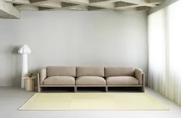 Level villamatto - Vaaleankeltainen, 170x240 cm - Normann Copenhagen