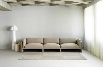 Level villamatto - Warm grey, 250x350 cm - Normann Copenhagen