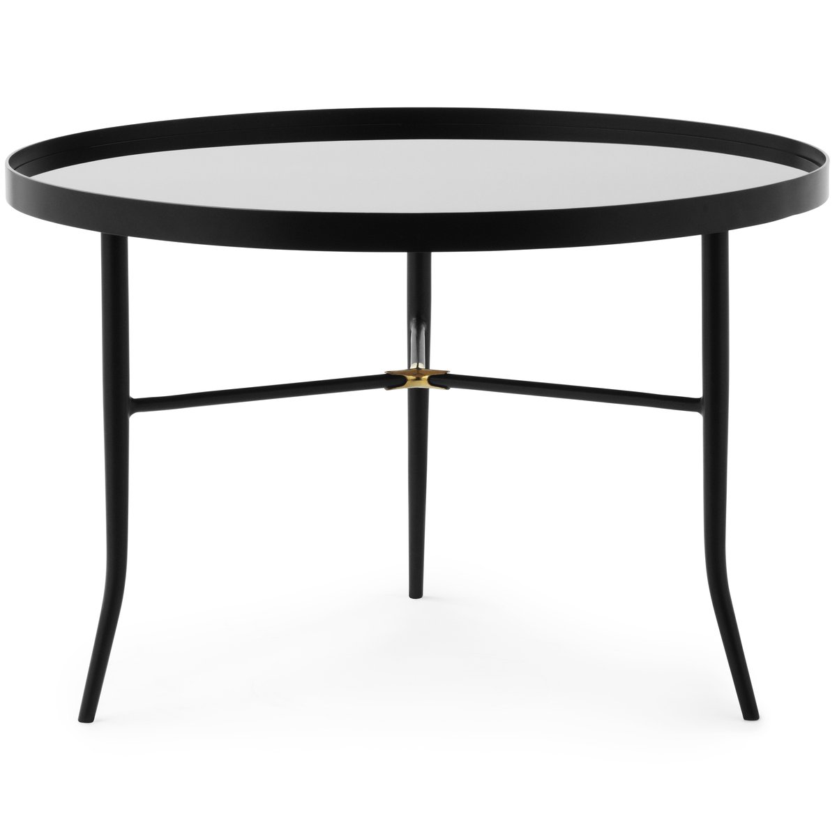 Normann Copenhagen Lug pöytä 68 cm Musta | Skandinaavinen Sisustus | Sivupöydät & Apupöydät | Musta