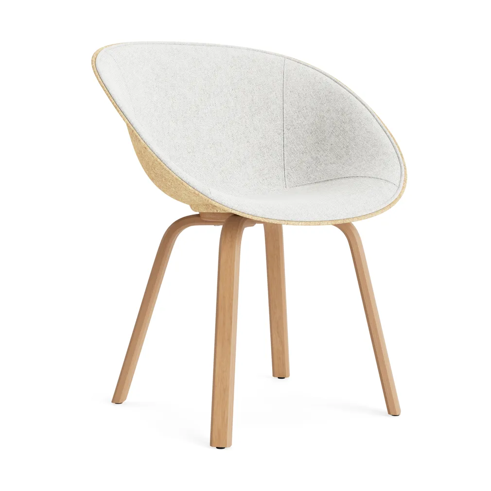 Mat Armchair käsinojatuoli etupuoliverhoiltu , Hallingdal 110-hemp-beech Normann Copenhagen