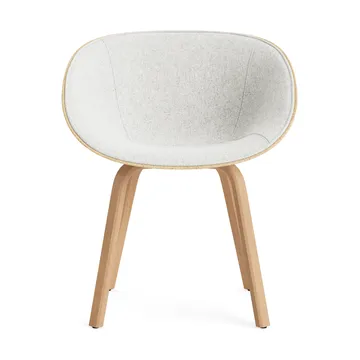 Mat Armchair käsinojatuoli etupuoliverhoiltu  - Hallingdal 110-hemp-beech - Normann Copenhagen