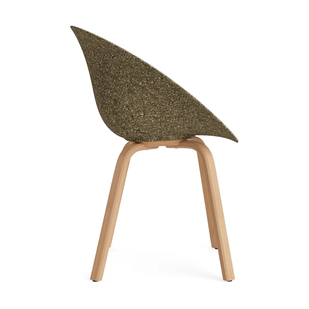 Mat Armchair käsinojatuoli etupuoliverhoiltu , Hallingdal 110-seaweed-beech Normann Copenhagen