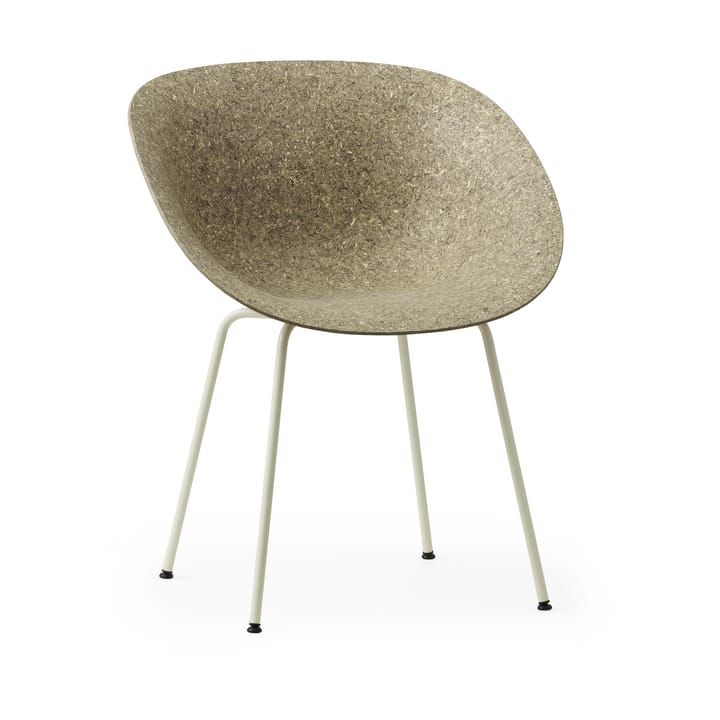 Mat Armchair käsinojatuoli - Seaweed-cream steel - Normann Copenhagen