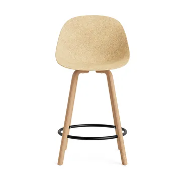 Mat Bar Chair baarituoli 65 cm - Hemp-beech-black steel - Normann Copenhagen