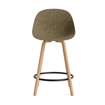 Mat Bar Chair baarituoli 65 cm - Seaweed-pyökki-musta teräs - Normann Copenhagen
