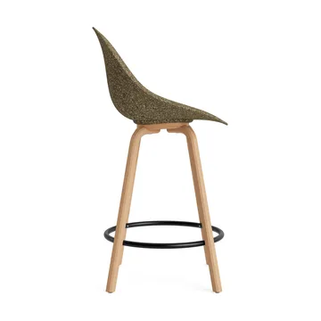 Mat Bar Chair baarituoli 65 cm - Seaweed-pyökki-musta teräs - Normann Copenhagen