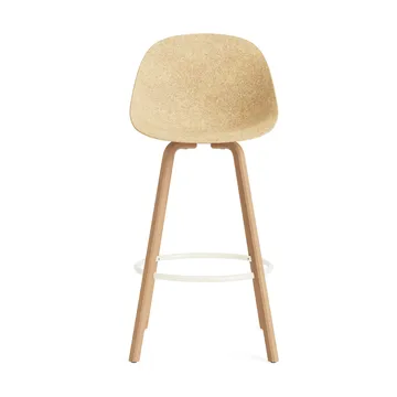 Mat Bar Chair baarituoli 75 cm - Hemp-beech-cream steel - Normann Copenhagen