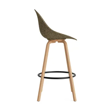 Mat Bar Chair baarituoli 75 cm - Seaweed-pyökki-musta teräs - Normann Copenhagen