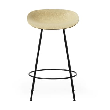 Mat Barstool baarijakkara 65 cm - Hemp-black steel - Normann Copenhagen