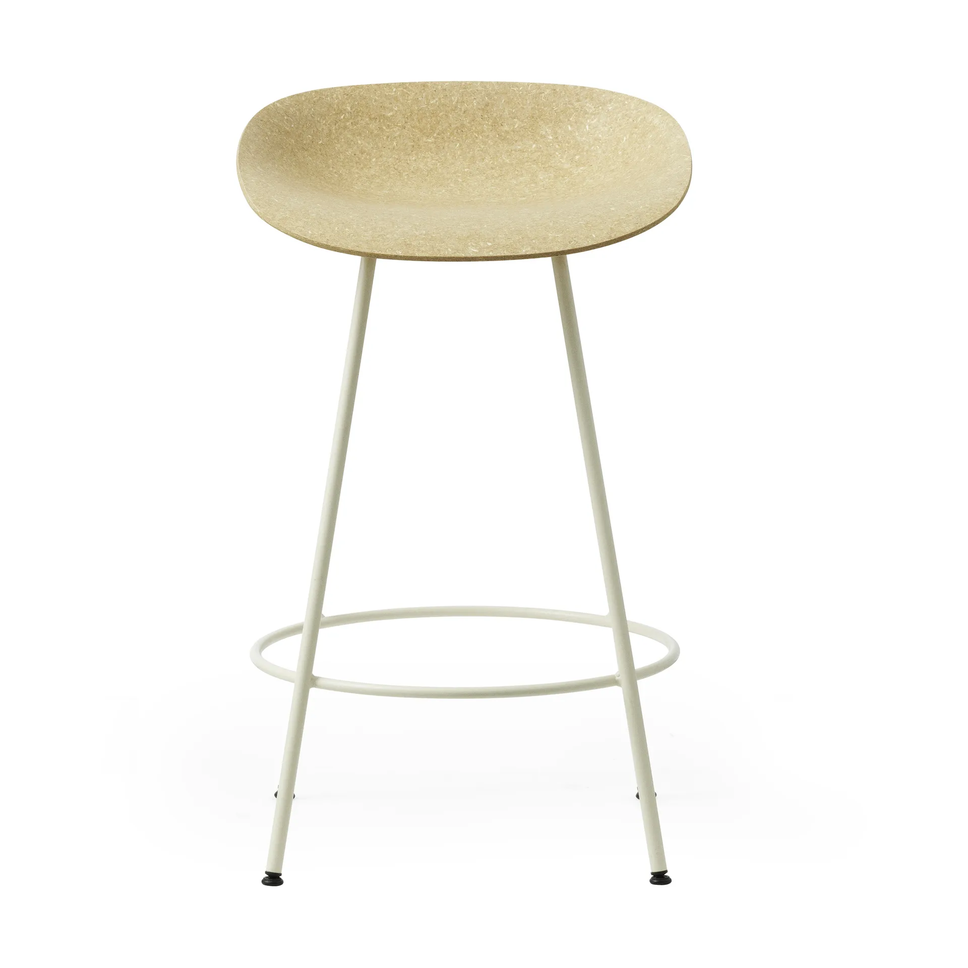 Mat Barstool baarijakkara 65 cm, Hemp-cream steel Normann Copenhagen