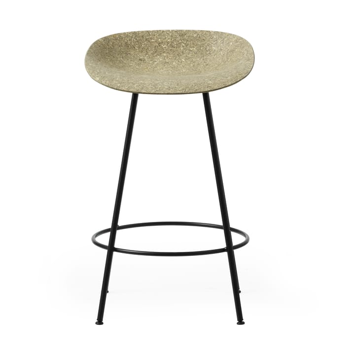 Mat Barstool baarijakkara 65 cm - Seaweed-black steel - Normann Copenhagen